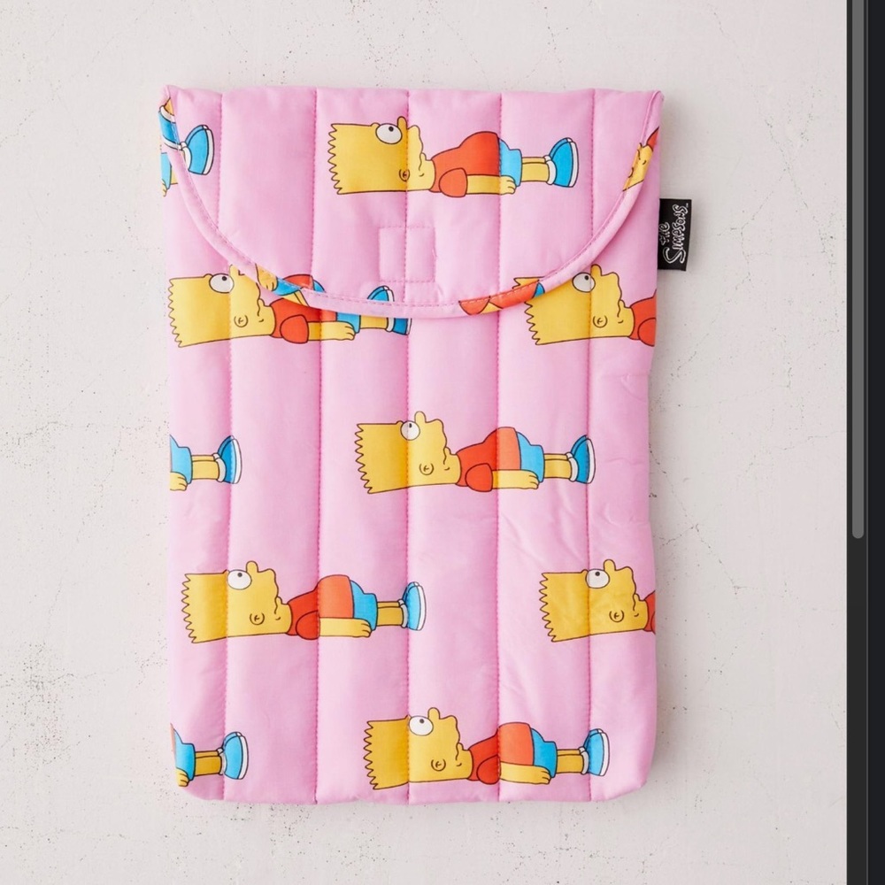 Baggu laptop sleeve- Bart Simpson 16” EUC